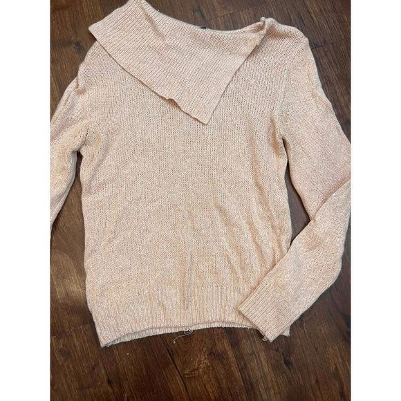 Boundary waters pink pearl sweater M - Picture 1 of 6